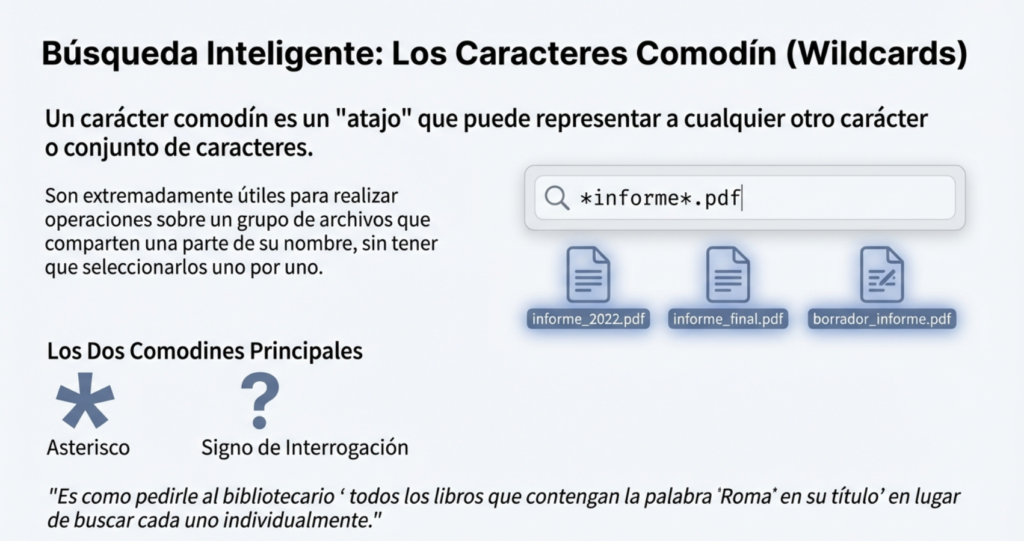 Conceptos fundamentales de los archivos y directorios