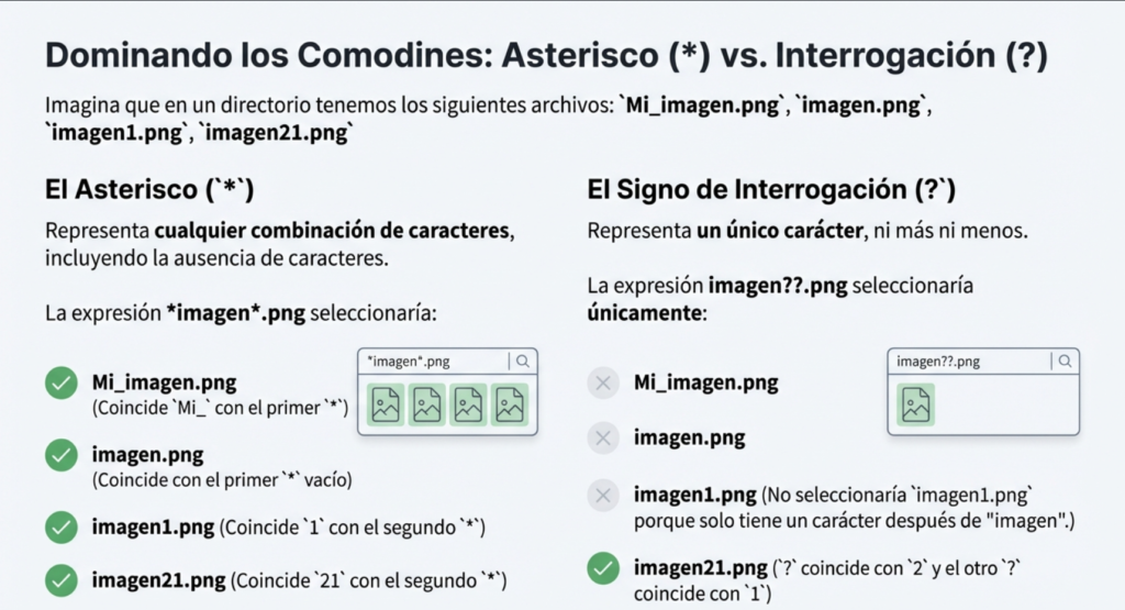 Conceptos fundamentales de los archivos y directorios