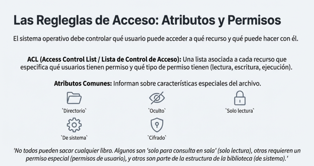 Conceptos fundamentales de los archivos y directorios