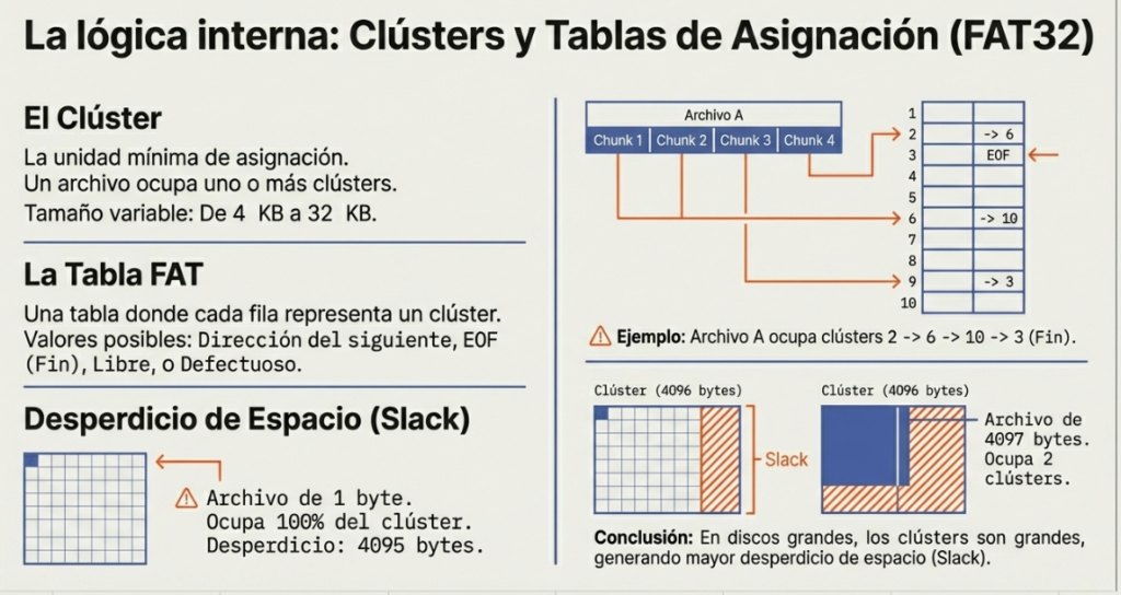 Cómo los sistemas gestionan la información de manera física y lógica en diferentes entornos informáticos.