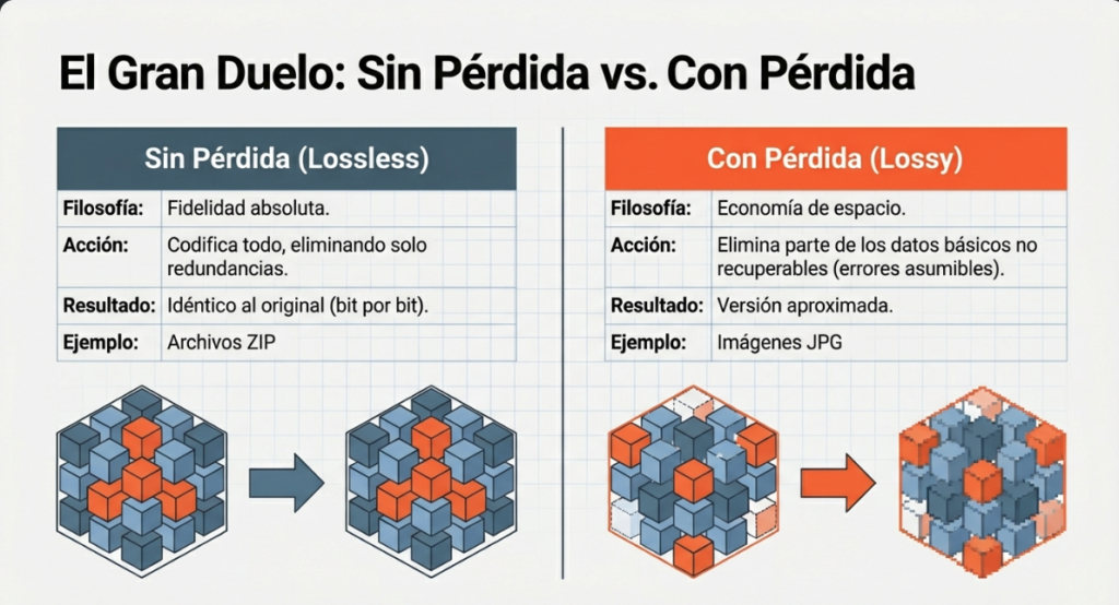 Guía Maestra de Compresión: ¿Calidad o Espacio?